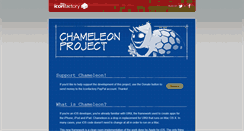 Desktop Screenshot of chameleonproject.org